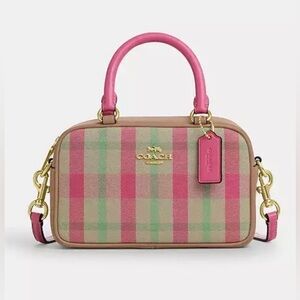 Coach Small Plaid Satchel Crossbody